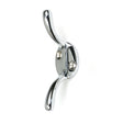 High quality images of the From The Anvil - Polished Chrome Newbury Cleat Hook | Sku. Anvil-52250 | available to order from Trade Door Handles, quick delivery at discounted prices.
