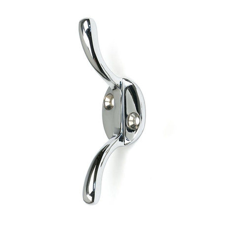 High quality images of the From The Anvil - Polished Chrome Newbury Cleat Hook | Sku. Anvil-52250 | available to order from Trade Door Handles, quick delivery at discounted prices.