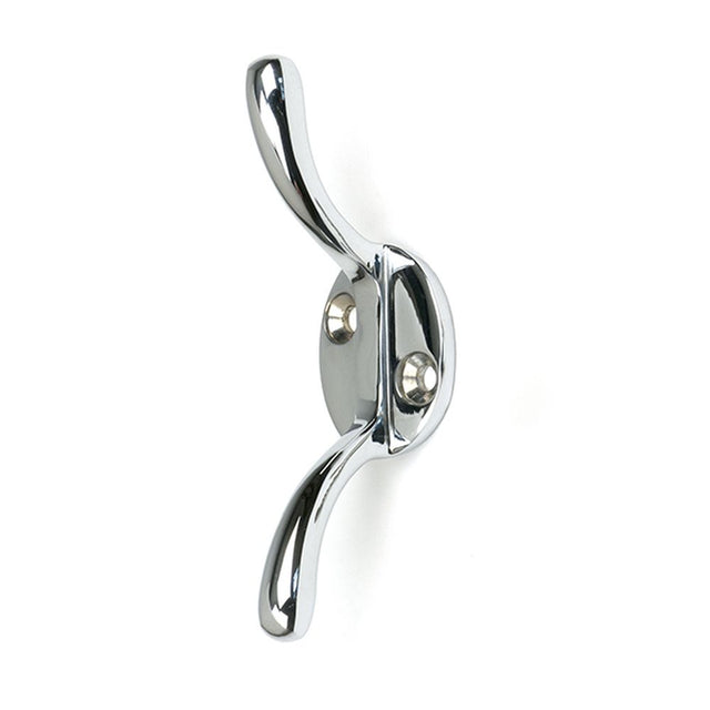High quality images of the From The Anvil - Polished Chrome Newbury Cleat Hook | Sku. Anvil-52250 | available to order from Trade Door Handles, quick delivery at discounted prices.