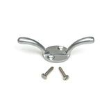 High quality images of the From The Anvil - Satin Chrome Newbury Cleat Hook | Sku. Anvil-52251 | available to order from Trade Door Handles, quick delivery at discounted prices.