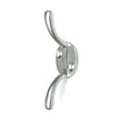 High quality images of the From The Anvil - Satin Chrome Newbury Cleat Hook | Sku. Anvil-52251 | available to order from Trade Door Handles, quick delivery at discounted prices.