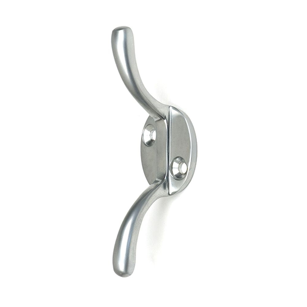 High quality images of the From The Anvil - Satin Chrome Newbury Cleat Hook | Sku. Anvil-52251 | available to order from Trade Door Handles, quick delivery at discounted prices.