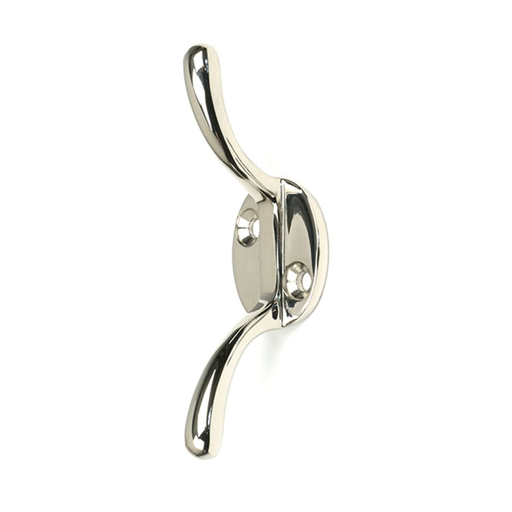 High quality images of the From The Anvil - Polished Nickel Newbury Cleat Hook | Sku. Anvil-52252 | available to order from Trade Door Handles, quick delivery at discounted prices.