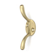 High quality images of the From The Anvil - Satin Brass Newbury Cleat Hook | Sku. Anvil-52253 | available to order from Trade Door Handles, quick delivery at discounted prices.