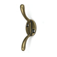 High quality images of the From The Anvil - Burnished Brass Newbury Cleat Hook | Sku. Anvil-52254 | available to order from Trade Door Handles, quick delivery at discounted prices.