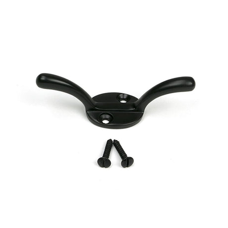 High quality images of the From The Anvil - Aged Bronze Newbury Cleat Hook | Sku. Anvil-52255 | available to order from Trade Door Handles, quick delivery at discounted prices.