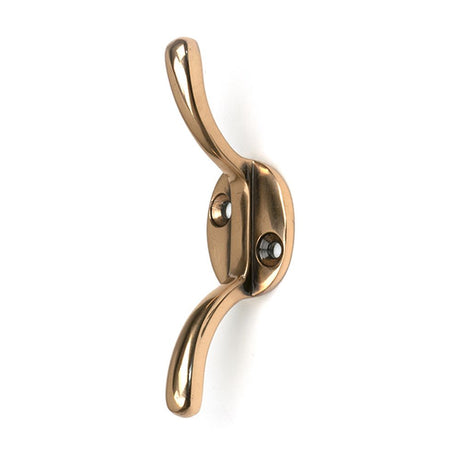 High quality images of the From The Anvil - Polished Bronze Newbury Cleat Hook | Sku. Anvil-52256 | available to order from Trade Door Handles, quick delivery at discounted prices.