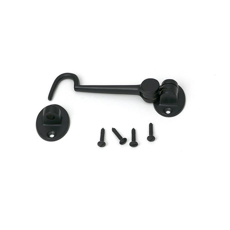 High quality images of the From The Anvil - Matt Black 4" Cabin Hook | Sku. Anvil-52257 | available to order from Trade Door Handles, quick delivery at discounted prices.