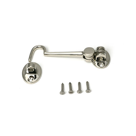 High quality images of the From The Anvil - Polished Nickel 4" Cabin Hook | Sku. Anvil-52261 | available to order from Trade Door Handles, quick delivery at discounted prices.