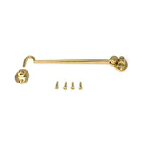 High quality images of the From The Anvil - Polished Brass 8" Cabin Hook | Sku. Anvil-52273 | available to order from Trade Door Handles, quick delivery at discounted prices.