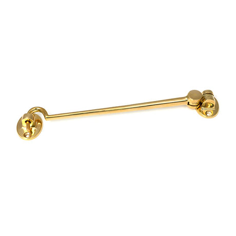 High quality images of the From The Anvil - Polished Brass 8" Cabin Hook | Sku. Anvil-52273 | available to order from Trade Door Handles, quick delivery at discounted prices.