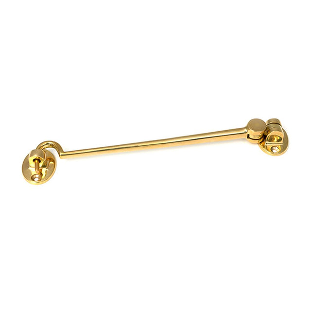 High quality images of the From The Anvil - Polished Brass 8" Cabin Hook | Sku. Anvil-52273 | available to order from Trade Door Handles, quick delivery at discounted prices.