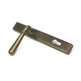 High quality images of the From The Anvil - Burnished Brass Newbury Slimline Lever Espag. Lock Set | Sku. Anvil-52285 | available to order from Trade Door Handles, quick delivery at discounted prices.