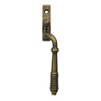 High quality images of the From The Anvil - Burnished Brass Reeded Espag - RH | Sku. Anvil-52307 | available to order from Trade Door Handles, quick delivery at discounted prices.