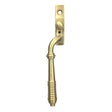 High quality images of the From The Anvil - Satin Brass Reeded Espag - LH | Sku. Anvil-52310 | available to order from Trade Door Handles, quick delivery at discounted prices.