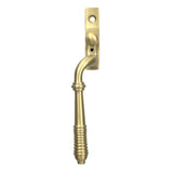 High quality images of the From The Anvil - Satin Brass Reeded Espag - LH | Sku. Anvil-52310 | available to order from Trade Door Handles, quick delivery at discounted prices.