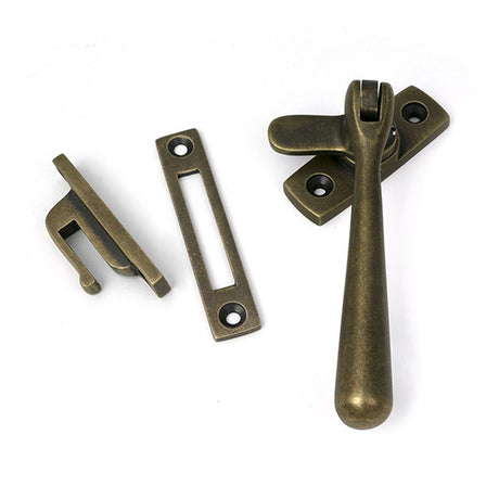 High quality images of the From The Anvil - Burnished Brass Locking Newbury Fastener | Sku. Anvil-52313 | available to order from Trade Door Handles, quick delivery at discounted prices.