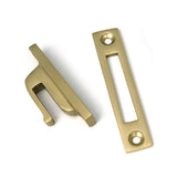 High quality images of the From The Anvil - Satin Brass Locking Newbury Fastener | Sku. Anvil-52314 | available to order from Trade Door Handles, quick delivery at discounted prices.