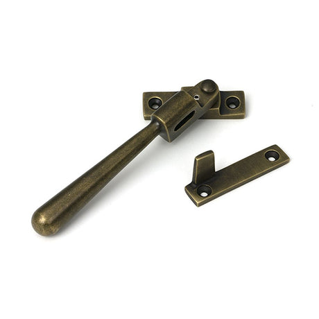 High quality images of the From The Anvil - Burnished Brass Night-Vent Locking Newbury Fastener | Sku. Anvil-52315 | available to order from Trade Door Handles, quick delivery at discounted prices.