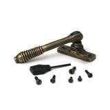 High quality images of the From The Anvil - Burnished Brass Locking Reeded Fastener | Sku. Anvil-52318 | available to order from Trade Door Handles, quick delivery at discounted prices.