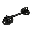 This is an image of Timco - Cabin Hooks - Black 4" (1 Each Plain Bag) 523258