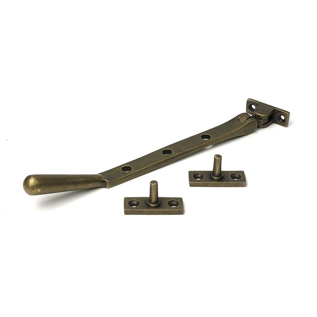 High quality images of the From The Anvil - Burnished Brass 8" Newbury Stay | Sku. Anvil-52326 | available to order from Trade Door Handles, quick delivery at discounted prices.