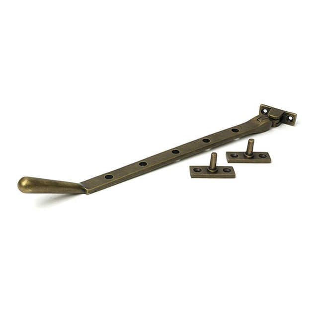 High quality images of the From The Anvil - Burnished Brass 12" Newbury Stay | Sku. Anvil-52328 | available to order from Trade Door Handles, quick delivery at discounted prices.