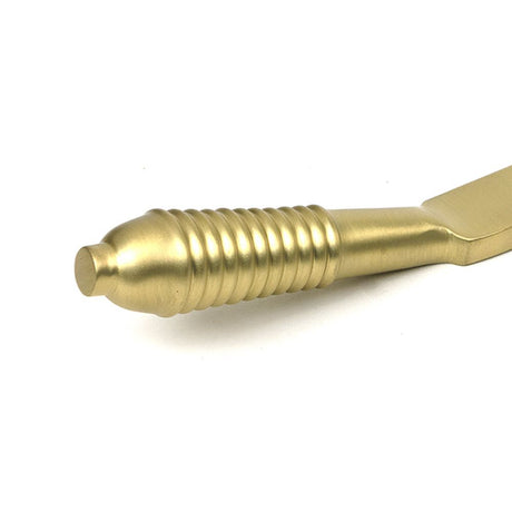 High quality images of the From The Anvil - Satin Brass 12" Reeded Stay | Sku. Anvil-52334 | available to order from Trade Door Handles, quick delivery at discounted prices.
