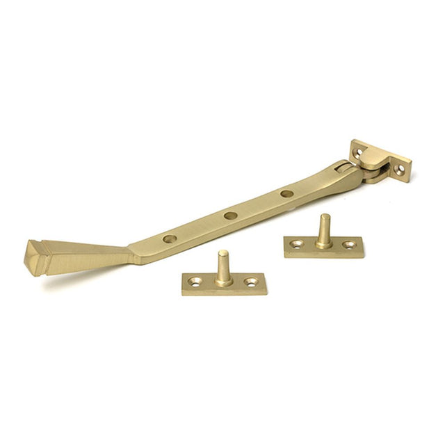 High quality images of the From The Anvil - Satin Brass 8" Avon Stay | Sku. Anvil-52338 | available to order from Trade Door Handles, quick delivery at discounted prices.