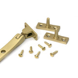 High quality images of the From The Anvil - Satin Brass 10" Avon Stay | Sku. Anvil-52339 | available to order from Trade Door Handles, quick delivery at discounted prices.