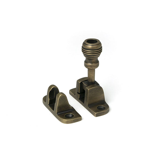 High quality images of the From The Anvil - Burnished Brass Prestbury Brighton Fastener (Radiused) | Sku. Anvil-52342 | available to order from Trade Door Handles, quick delivery at discounted prices.