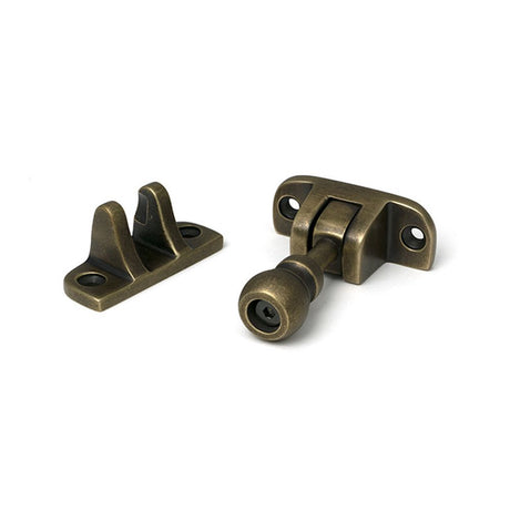 High quality images of the From The Anvil - Burnished Brass Mushroom Brighton Fastener (Radiused) | Sku. Anvil-52344 | available to order from Trade Door Handles, quick delivery at discounted prices.