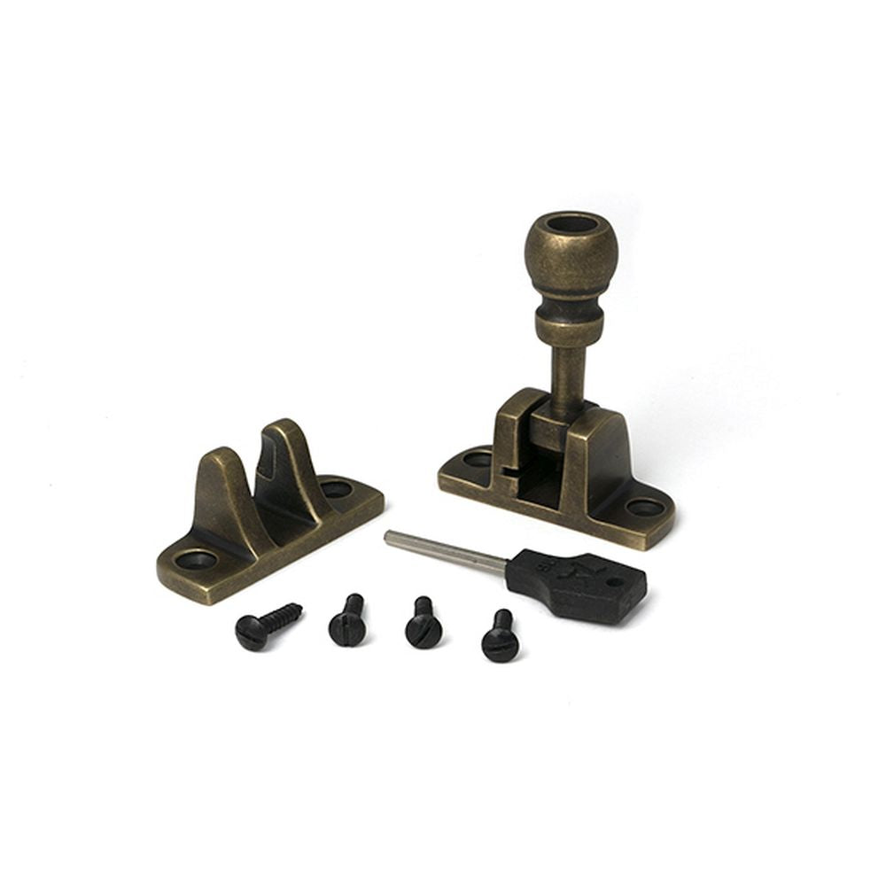 High quality images of the From The Anvil - Burnished Brass Mushroom Brighton Fastener (Radiused) | Sku. Anvil-52344 | available to order from Trade Door Handles, quick delivery at discounted prices.