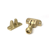 High quality images of the From The Anvil - Satin Brass Mushroom Brighton Fastener (Radiused) | Sku. Anvil-52348 | available to order from Trade Door Handles, quick delivery at discounted prices.