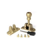 High quality images of the From The Anvil - Satin Brass Mushroom Brighton Fastener (Radiused) | Sku. Anvil-52348 | available to order from Trade Door Handles, quick delivery at discounted prices.