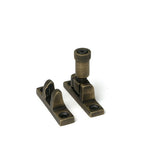 High quality images of the From The Anvil - Burnished Brass Brompton Brighton Fastener - Narrow (Square) | Sku. Anvil-52349 | available to order from Trade Door Handles, quick delivery at discounted prices.