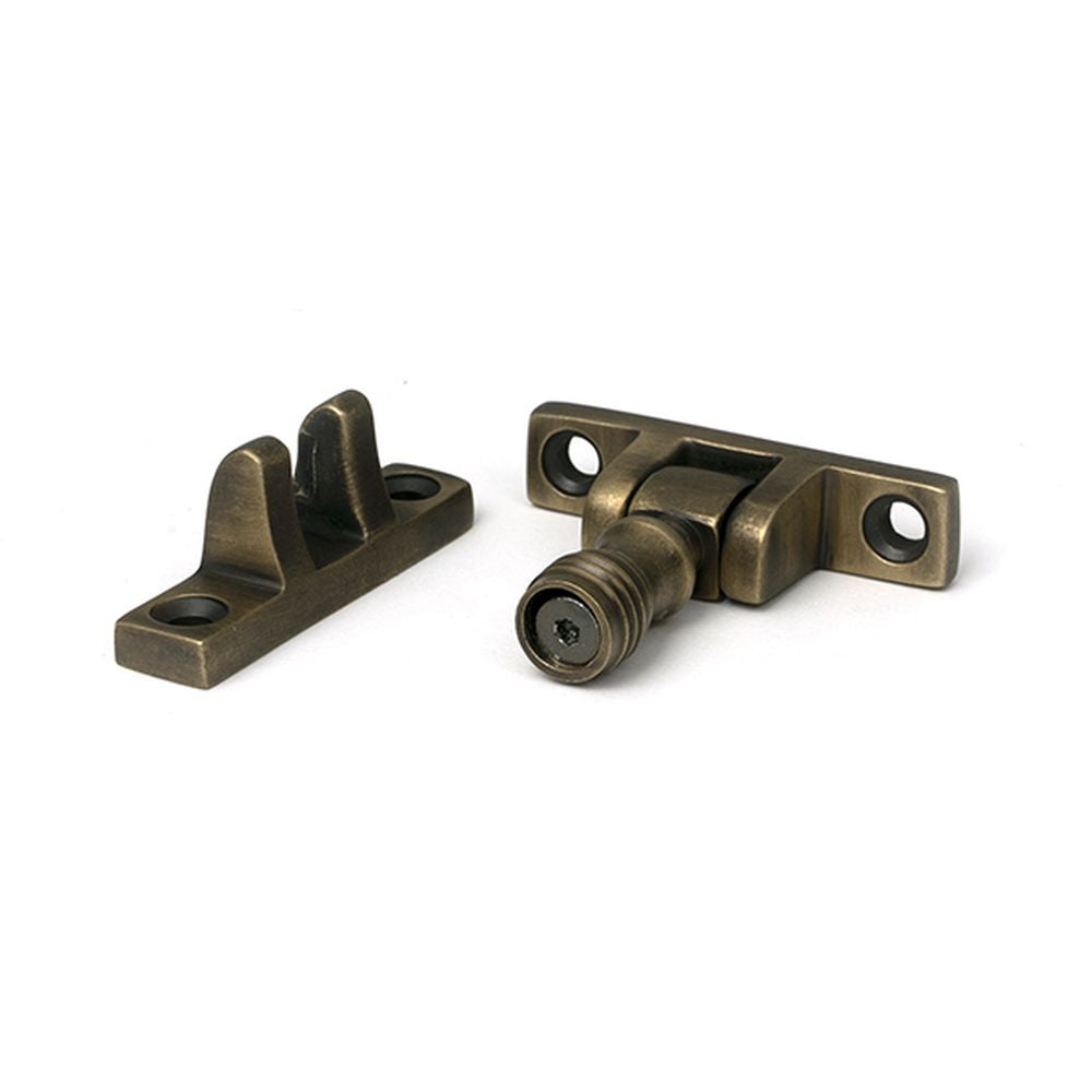 High quality images of the From The Anvil - Burnished Brass Prestbury Brighton Fastener - Narrow (Square) | Sku. Anvil-52350 | available to order from Trade Door Handles, quick delivery at discounted prices.