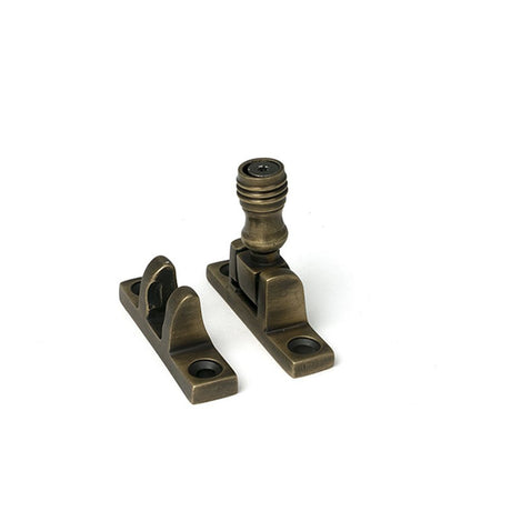 High quality images of the From The Anvil - Burnished Brass Prestbury Brighton Fastener - Narrow (Square) | Sku. Anvil-52350 | available to order from Trade Door Handles, quick delivery at discounted prices.
