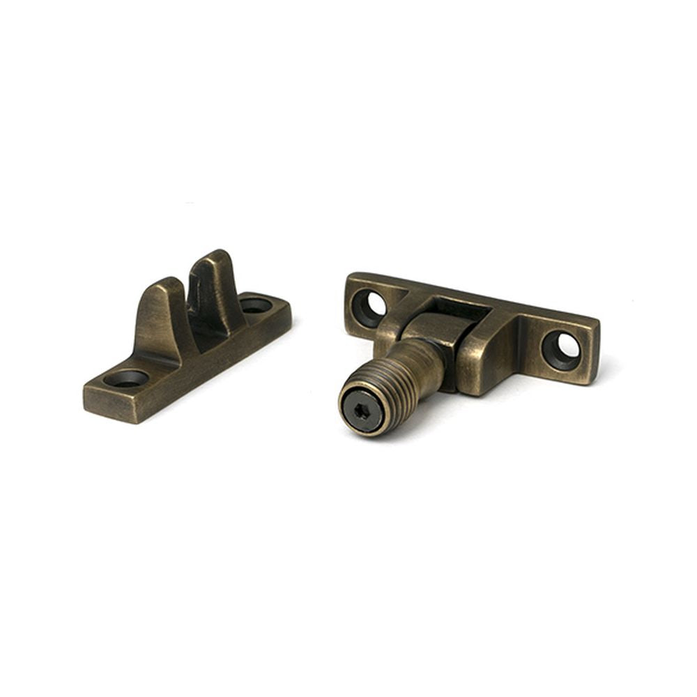 High quality images of the From The Anvil - Burnished Brass Beehive Brighton Fastener - Narrow (Square) | Sku. Anvil-52351 | available to order from Trade Door Handles, quick delivery at discounted prices.