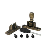 High quality images of the From The Anvil - Burnished Brass Mushroom Brighton Fastener - Narrow (Square) | Sku. Anvil-52352 | available to order from Trade Door Handles, quick delivery at discounted prices.