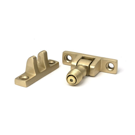 High quality images of the From The Anvil - Satin Brass Beehive Brighton Fastener - Narrow (Square) | Sku. Anvil-52355 | available to order from Trade Door Handles, quick delivery at discounted prices.