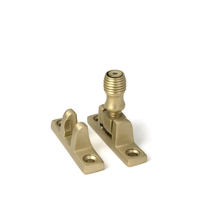 High quality images of the From The Anvil - Satin Brass Beehive Brighton Fastener - Narrow (Square) | Sku. Anvil-52355 | available to order from Trade Door Handles, quick delivery at discounted prices.