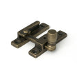 High quality images of the From The Anvil - Burnished Brass Mushroom Quadrant Fastener - Narrow | Sku. Anvil-52360 | available to order from Trade Door Handles, quick delivery at discounted prices.