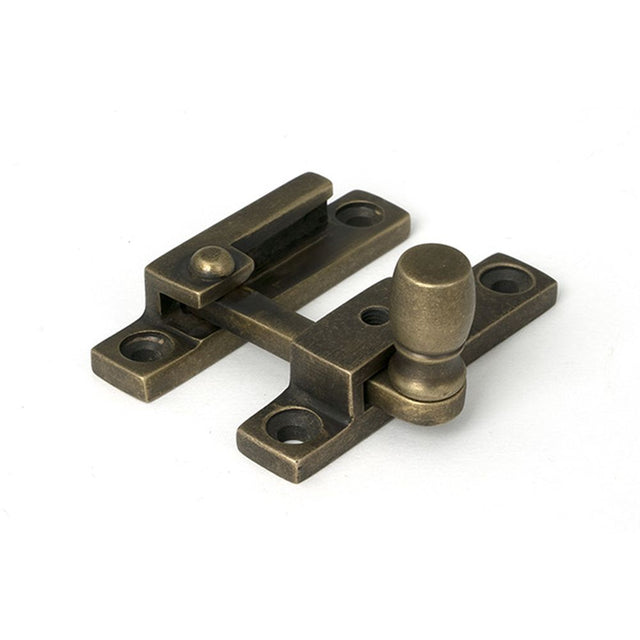 High quality images of the From The Anvil - Burnished Brass Mushroom Quadrant Fastener - Narrow | Sku. Anvil-52360 | available to order from Trade Door Handles, quick delivery at discounted prices.