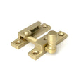 High quality images of the From The Anvil - Satin Brass Mushroom Quadrant Fastener - Narrow | Sku. Anvil-52364 | available to order from Trade Door Handles, quick delivery at discounted prices.