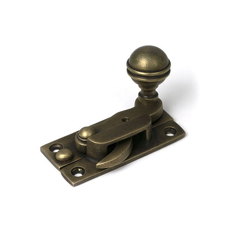 High quality images of the From The Anvil - Burnished Brass Prestbury Sash Hook Fastener | Sku. Anvil-52367 | available to order from Trade Door Handles, quick delivery at discounted prices.