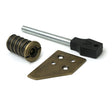 High quality images of the From The Anvil - Burnished Brass Key-Flush Sash Stop | Sku. Anvil-52399 | available to order from Trade Door Handles, quick delivery at discounted prices.