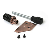 High quality images of the From The Anvil - Polished Bronze Key-Flush Sash Stop | Sku. Anvil-52401 | available to order from Trade Door Handles, quick delivery at discounted prices.
