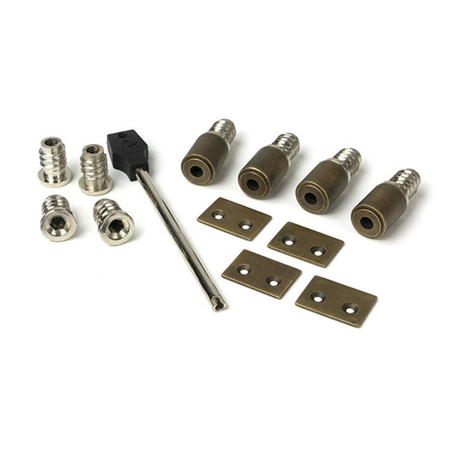 High quality images of the From The Anvil - Burnished Brass Secure Stops (Pack of 4) | Sku. Anvil-52402 | available to order from Trade Door Handles, quick delivery at discounted prices.