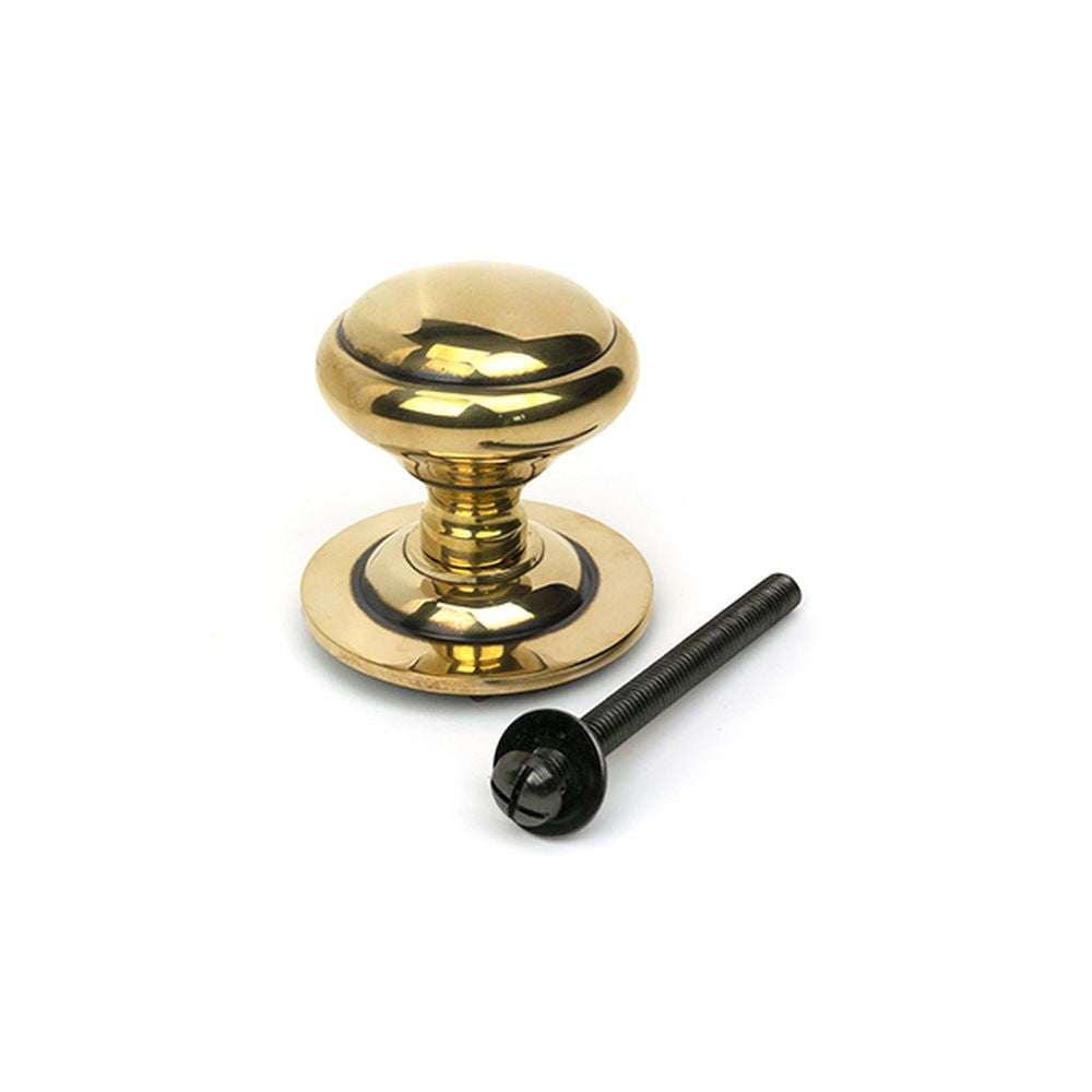 High quality images of the From The Anvil - Aged Brass Round Centre Door Knob | Sku. Anvil-52404 | available to order from Trade Door Handles, quick delivery at discounted prices.